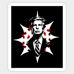 Trump Blood Chaos Star Sticker